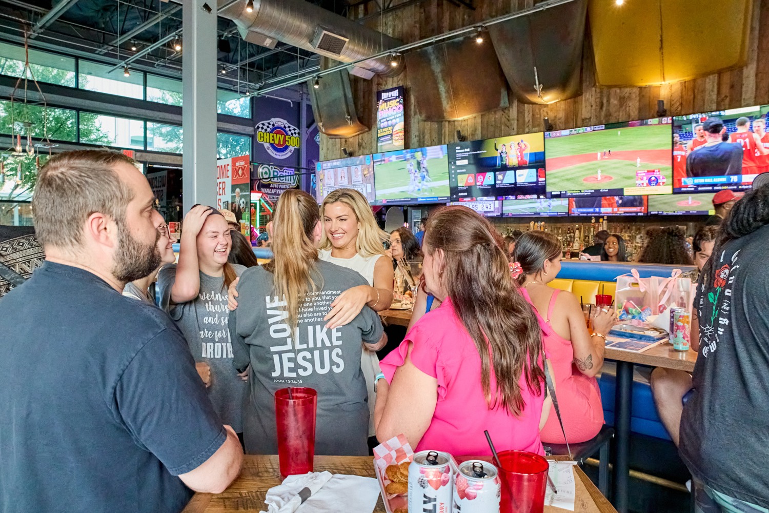 Fans at the Dallas watch party